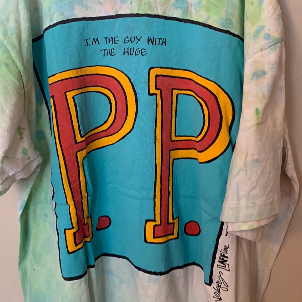 I’m the guy with the huge P.P. Vintage tee